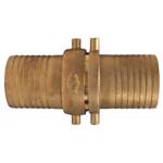 King™ Short Shank Suction Complete Coupling NPSM Brass with Brass nut